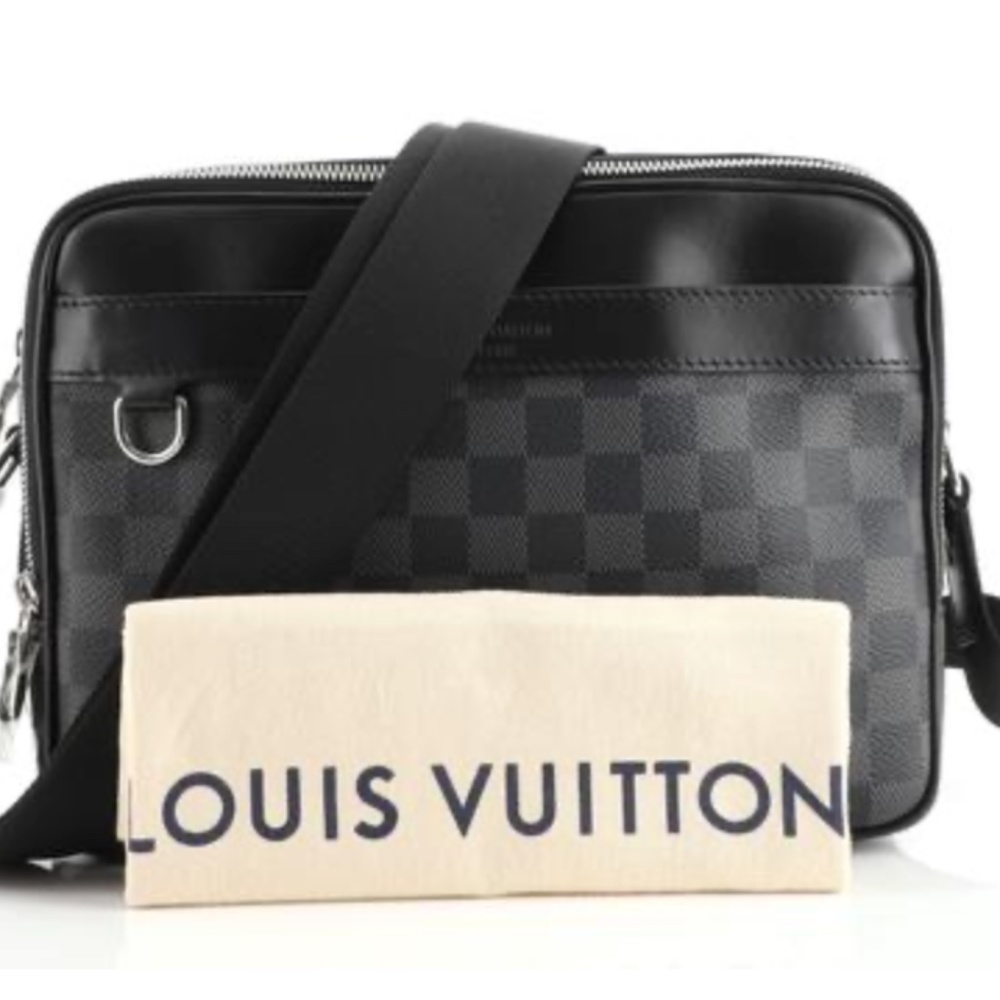 LOUIS VUITTON N40088 Shoulder Bag Trocadero Messenger MM Damier Graphite